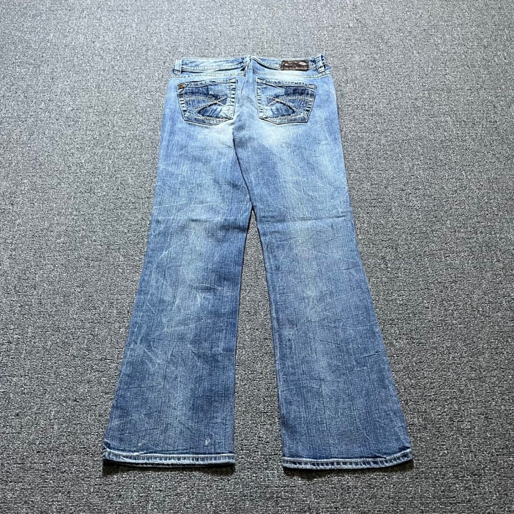 Vintage Silver Jeans Lola Bootcut Jeans Size 28 Blue Light Wash Y2K Low Rise